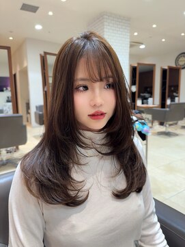 メゾン アネックス(Maison Annex) 心斎橋/韓国へア/レイヤーカット/ブリーチなしダブルカラー