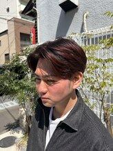 ザ ブライト バーバー(The BRIGHT BARBER) レッドブラウンカラー/フェザーパーマ/10代/20代/30代/宮城/仙台
