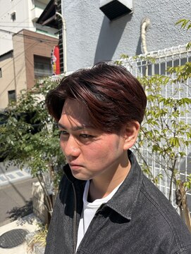 ザ ブライト バーバー(The BRIGHT BARBER) レッドブラウンカラー/フェザーパーマ/10代/20代/30代/宮城/仙台