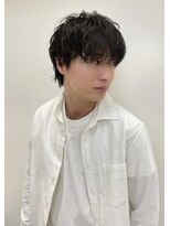 ハニー 町田(HONEY)&nbsp;マッシュ シャドウパーマ 黒髪