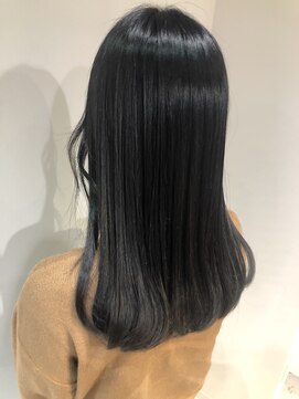 シーン 池袋(scene.) scene.【シーン】【池袋 西口徒歩3分】透け感ネイビー