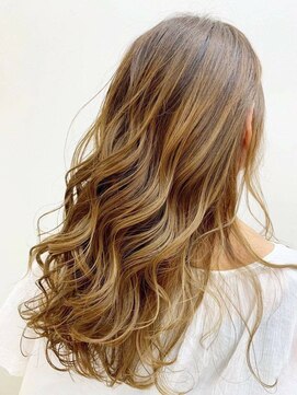 ジェーダッシュ 府中店(J-dash) ウエーブ&フルハイライトバレイヤージュ