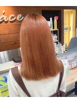 ブレス 小阪店(brace)&nbsp;ブリーチ1回オレンジベージュ☆