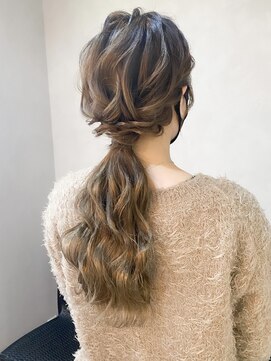 タイドヘア 茨木店(TIDE HAIR) ローポニーアレンジ