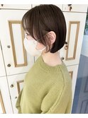 顔まわりレイヤーのショートボブ♪