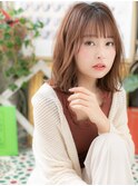 くせ毛風透け感パーマ小顔フレンチカジュアルc4大宮20代30代40代