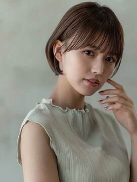 オースティン 登戸向ケ丘遊園(AUSTIN) 大人かわいい前髪セシルカットココアブラウンフリンジウェーブ