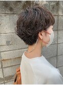 ニュアンスマッシュパーマ