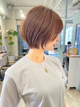 ロンドブルーム 天神大名店(Lond Bloom) 10代20代30代ショートボブ丸みショートマッシュショート似合わせ