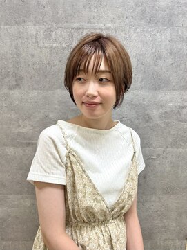 コワフュールトーリ フジグラン店(COIFFURE TORI) pink beige / short bob