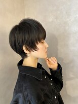 ハルキ ミナト ジャパン オオサカ(HARUKI MINATO japan OSAKA)&nbsp;40代50代小顔似合わせカットくびレイヤーエモージュ大人可愛い