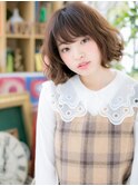 大人可愛いバレイヤージュ小顔ゆるふわカールc5上尾10代20代30代