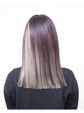 ルプラ ガーデン(le-pla garden) インナーカラー#ミディアムレイヤー#ケアブリーチ#ダブルカラー