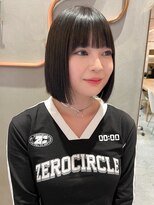 ロンド エスポワール 錦糸町(Lond espoir) 【北澤華】姫カットセミディシアーカラーボブ/縮毛矯正