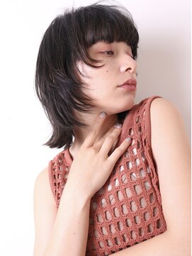 ヨファヘアー 岡本店(YOFA hair) 大人可愛い似合わせ姫カットソフトカールセミディ0603