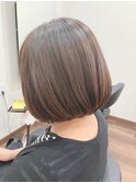 首元スッキリ結べるボブ