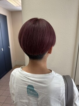 アジールヘア 所沢プロペ通り店(agir hair) レッドブラウンレイヤーカット夏デザインカラーケアブリーチ所沢