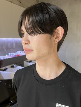 エリマバイフィフス 調布(elima by fifth) シースルーマッシュセンターパートナチュラル刈り上げ透明感