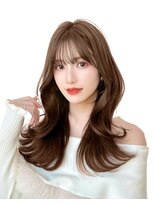 アマトウキョウ アユンチェ(AMA TOKYO×AYUNCHE)&nbsp;韓国ヘア　2wayバング  レイヤーカット くびれヘア  顔周り/