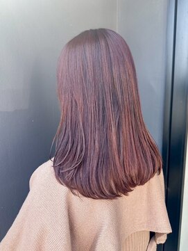 ピンクブラウンカラー