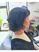 広がらない弱酸性ベルジュバンスパーマ