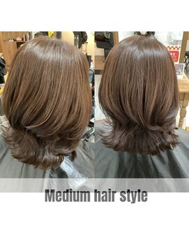 チャンドット(chan.) ≪chan.≫ Customer Style 外ハネアレンジ