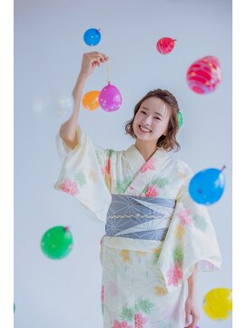 セット アンド バイ ルゥーダ 品川駅前店(SET and..by Rouxda.) 浴衣ヘアセット