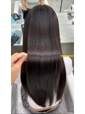 前髪 アンブレラカラーこなれミディイメチェン韓国マッシュ