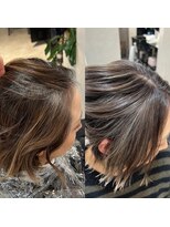 ジーレ(jiire)&nbsp;白髪ぼかし　白髪率２０％　ハイライト