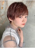 ショート/ピンクベージュ