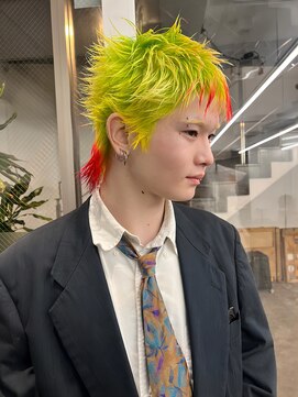 メンズレコ 渋谷(MEN'S LECO) メンズデザインスパイキーショート