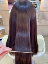 美容室 ルーフトップ(Roof top)&nbsp;髪質改善白髪ぼかしハイライトカラー前髪カットベージュカラー