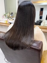 ランプ(Lamp)&nbsp;くびレイヤーグレーベージュニュアンスカラー白髪染め白髪ぼかし