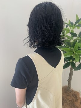 ナンブスカイ(nambu-SKY) もしゃっとパーマ×darknavy