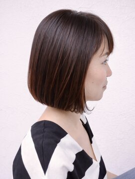 ウォーターリリー 川西店(Water Lily) 自然なツヤと丸みが可愛い大人ナチュラルボブ