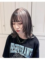 ベレーザ 渋谷(BELEZA)&nbsp;18218インナールーツカラーセミロングレイヤーアンブレラカラー