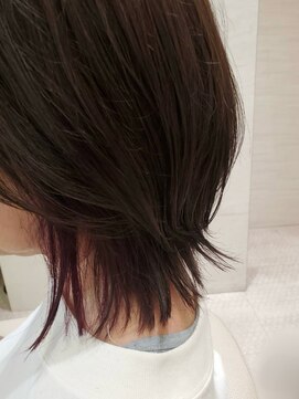 ユニックス ららぽーと湘南平塚店(UNIX) 【さりげない可愛さ】ピンクインナーカラー #40代 #50代
