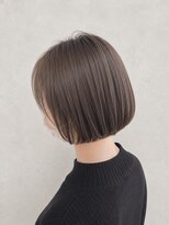 アドラーブル ココロ 新潟(adorable CoCoLo) 【髪質改善】首元すっきり小顔見え♪うる艶ミニボブ