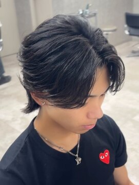 エルマーク 本山(L-MARK) センターパート/ニュアンスパーマ/フェザーパーマ/men's