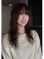バランス ハレまち通り岡山駅前店(balance.)&nbsp;アンニュイブラウン・レイヤーウェーブ