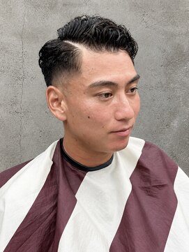 フジヤマバーバーショップ アジト(FUJIYAMA BARBER SHOP ajito) フェード×パーマスタイル　メンズ/明石/西明石/大久保