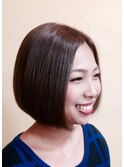 大人かわいいリラックスボブ