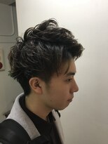 パティオンツー(PATIONN2)&nbsp;☆メンズマッシュショートネープレスツーブロック無造作パーマ☆