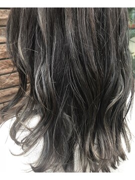 ウル(Ulu) 極細ハイライトxグレーパープル