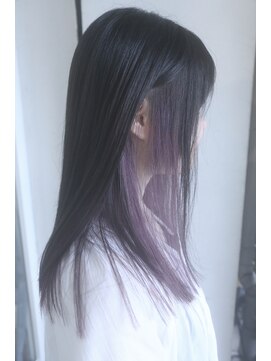 シエル ヘアーメイクアップ(CieL hair make up) ピンクバイオレット×バレイヤージュインナーカラー