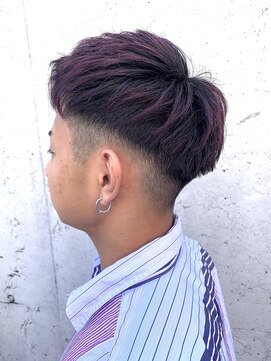 レーヴ(Reve) men's刈り上げ×violet pink【レーヴ】