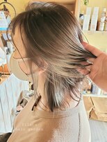 フィラート(filato) インナーカラー＊透け感ミルクティーベージュ