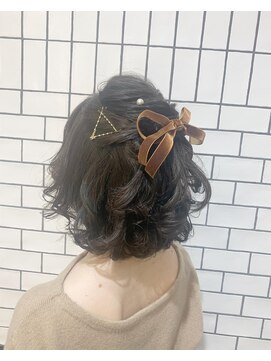 オアシス ガーデン 大船店(Oasis GaRDEN) ハーフアップ♪