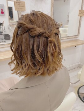 ミグ バイ クオーレ(mig by CUORE) ハーフアップ