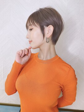 ロンド ストラーダ 心斎橋(Lond strada) ショート×ハイライト白髪ぼかし×シルキーベージュ[心斎橋]